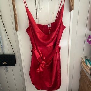 Red Hello Molly Mini Dress